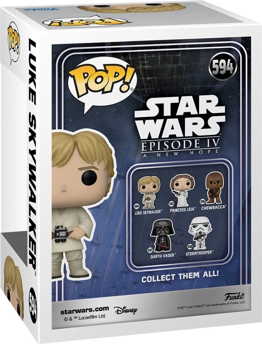 Funko Pop Star Wars Luke Skywalker #594 - Multi