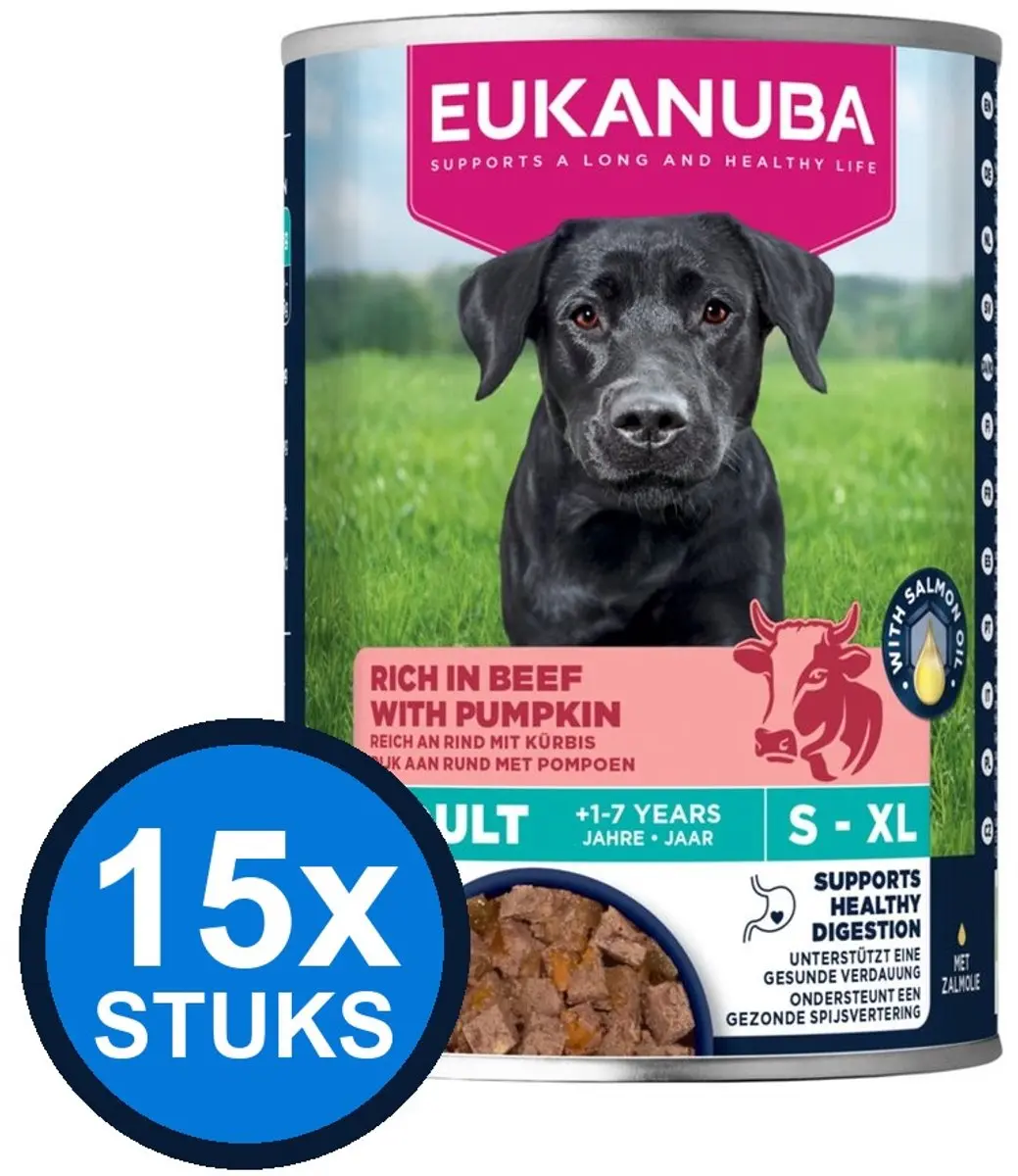 Eukanuba Life Care Natvoer Hondenvoer Rund & Pompoen 400g