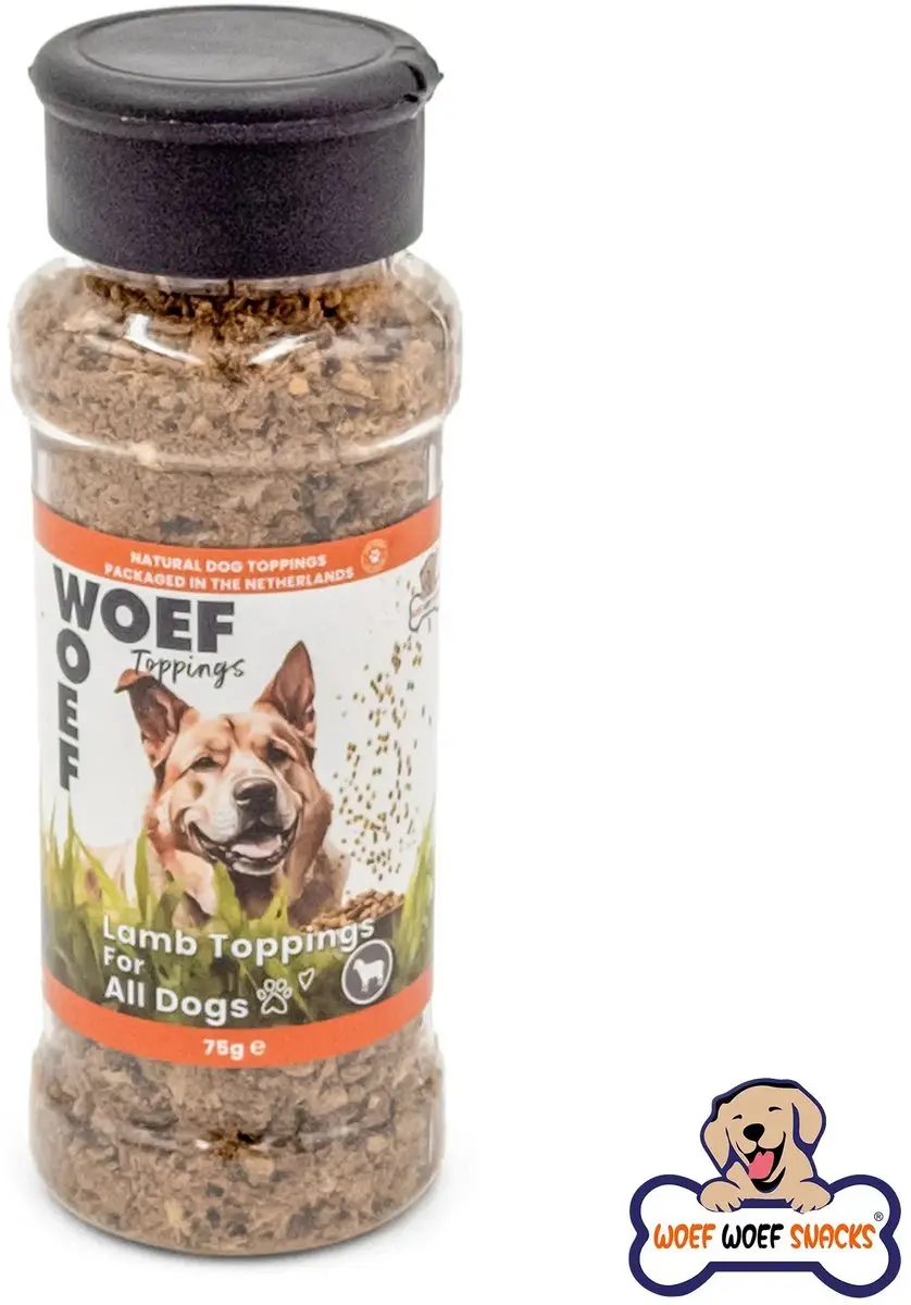 Woef Woef Snacks Lam Toppings 80g
