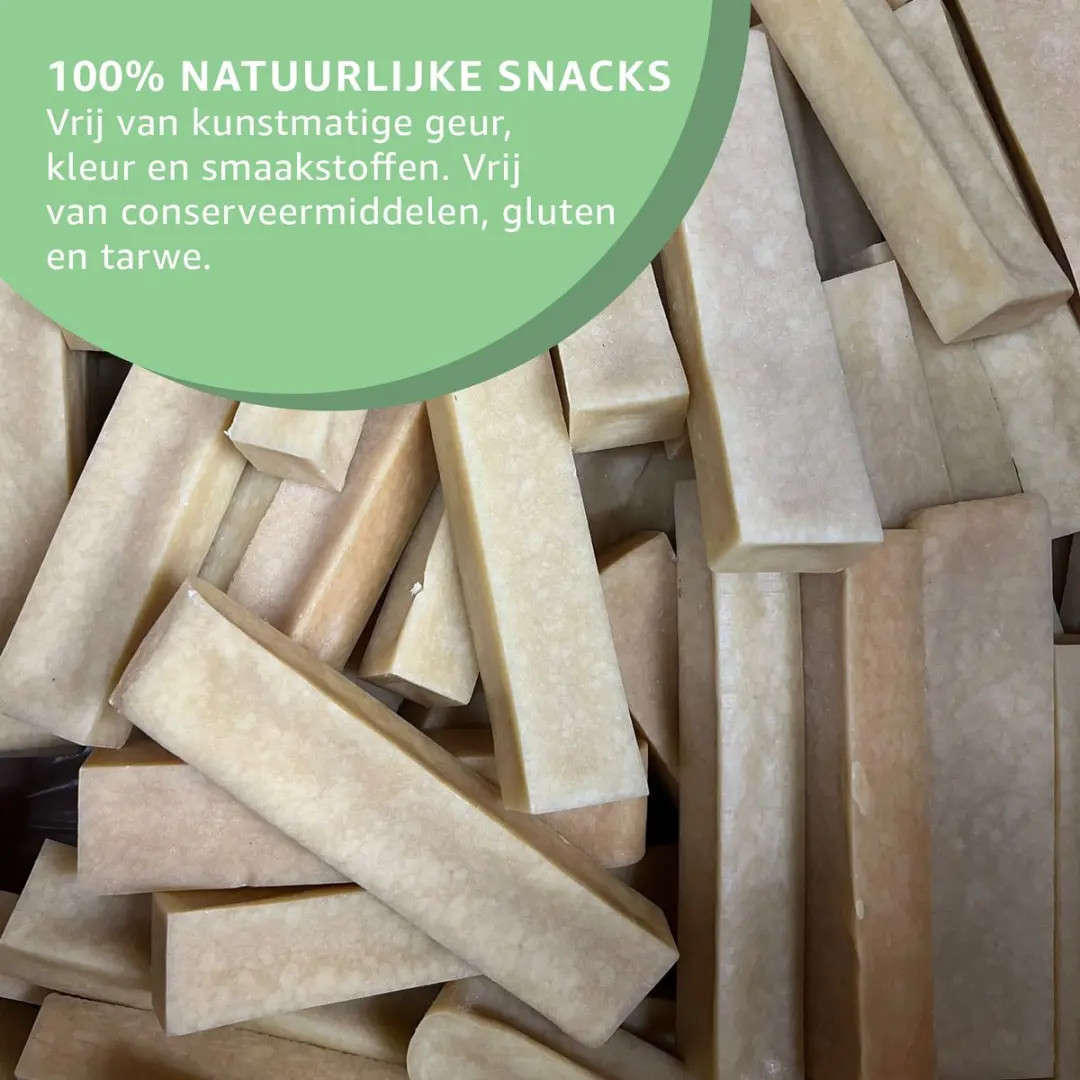 Woef Woef Snacks Yakstaaf XL Hondensnacks - 3 Stuks