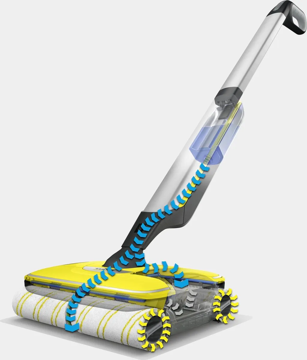 Kärcher FC 7 Cordless Stofzuiger - Geel