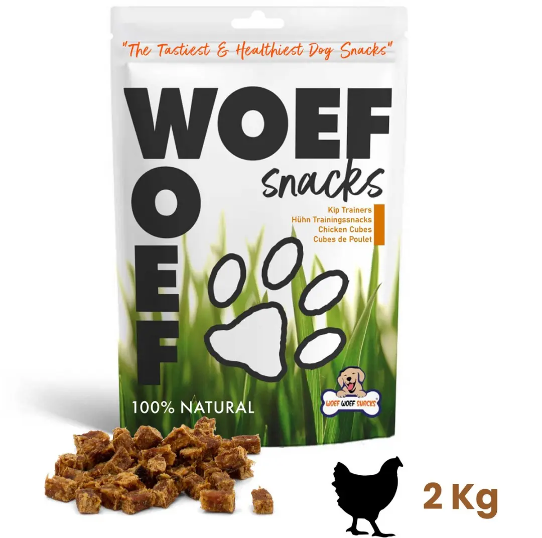 Woef Woef Snacks Kip Trainers 2.00KG