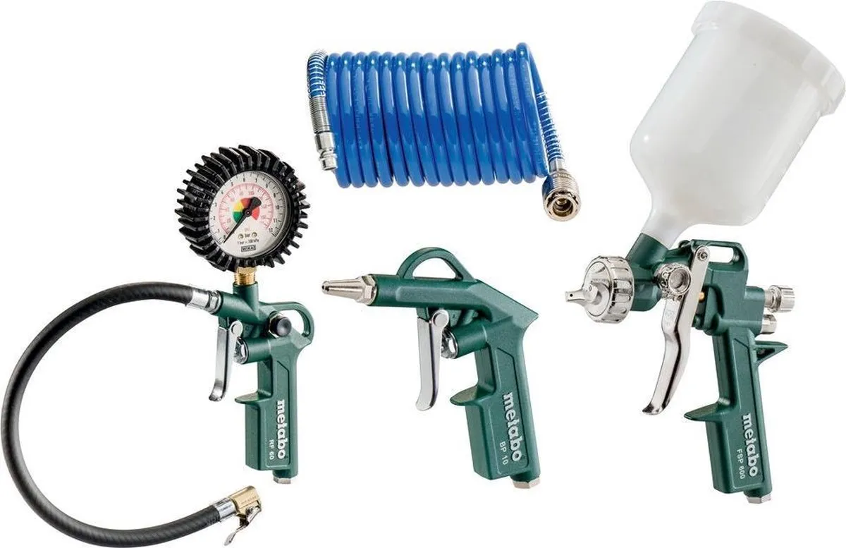 Metabo LPZ 4 Toebehorenset Compressor - Orion Steeknippel 1/4"