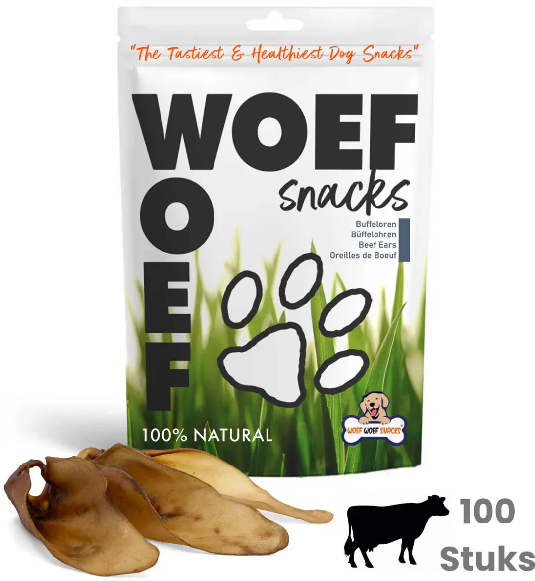 Woef Woef Snacks Buffeloren Hondensnacks 100 Stuks
