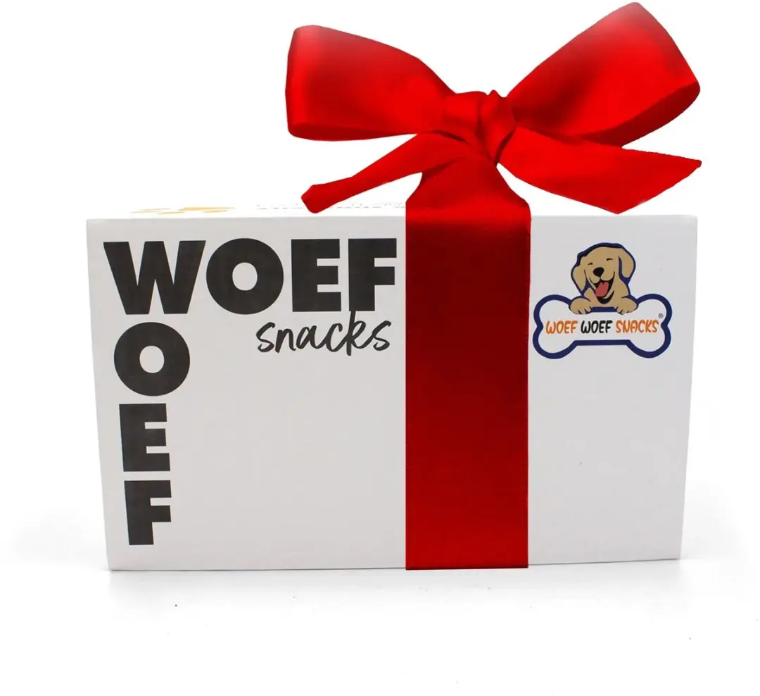 Woef Woef Snacks Kauwsnacks Cadeaubox 1kg