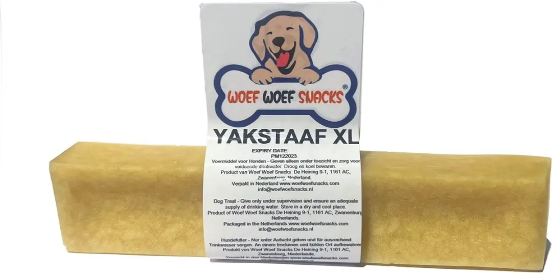 Woef Woef Snacks Yakstaaf XL Hondensnacks