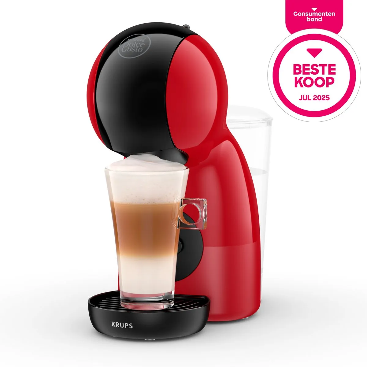 Krups NESCAFÉ Dolce Gusto Piccolo XS KP1A3510 Koffiecupmachine - Rood