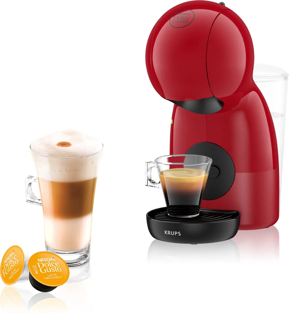 Krups NESCAFÉ Dolce Gusto Piccolo XS KP1A3510 Koffiecupmachine - Rood