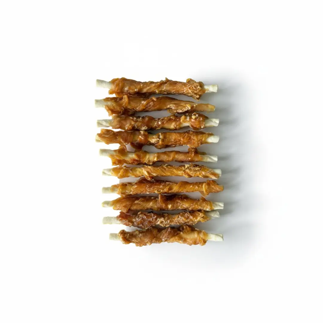 Woef Woef Snacks Kipsticks Gedraaid 1.00KG