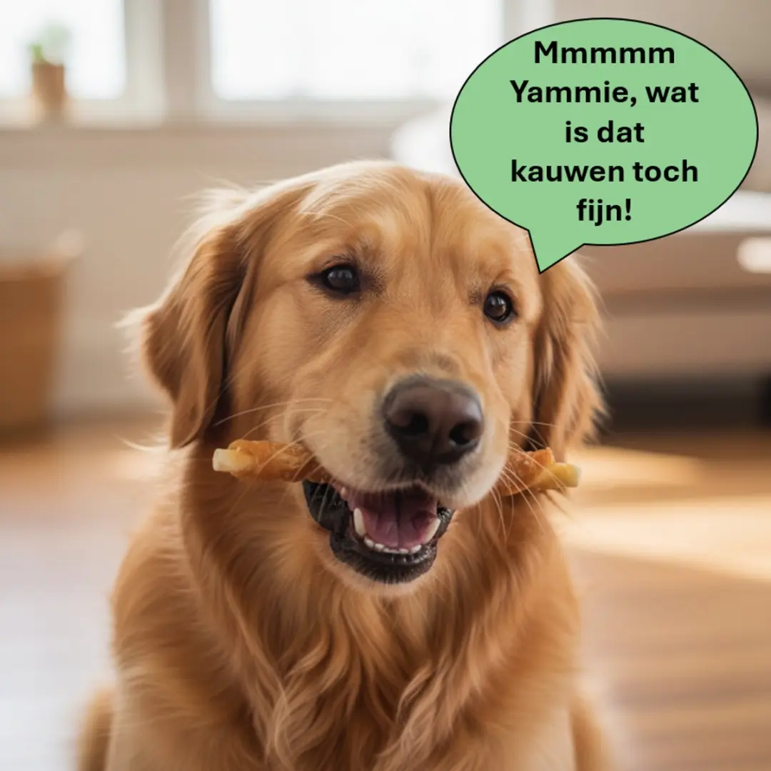 Woef Woef Snacks Kipsticks Gedraaid 1.00KG - 83 Stuks