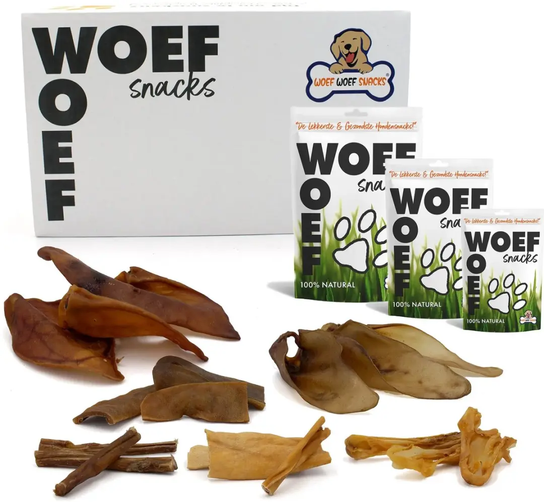 Woef Woef Snacks Kauwsnackbox 2.0kg