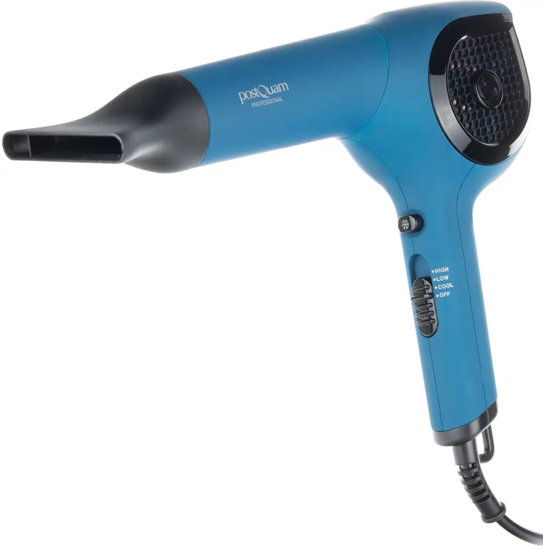 Postquam Retro Haardroger 1400W - Blauw