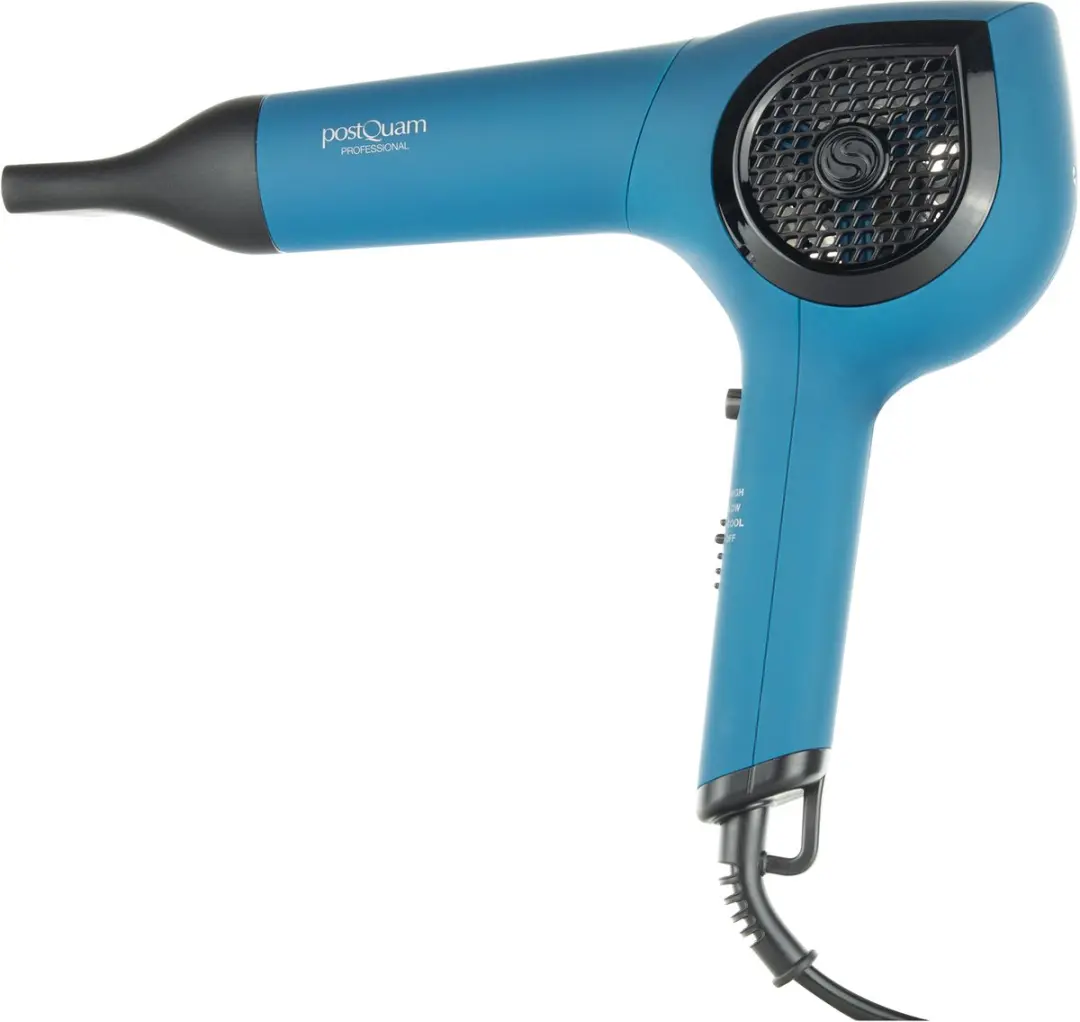Postquam Retro Haardroger 1400W - Blauw