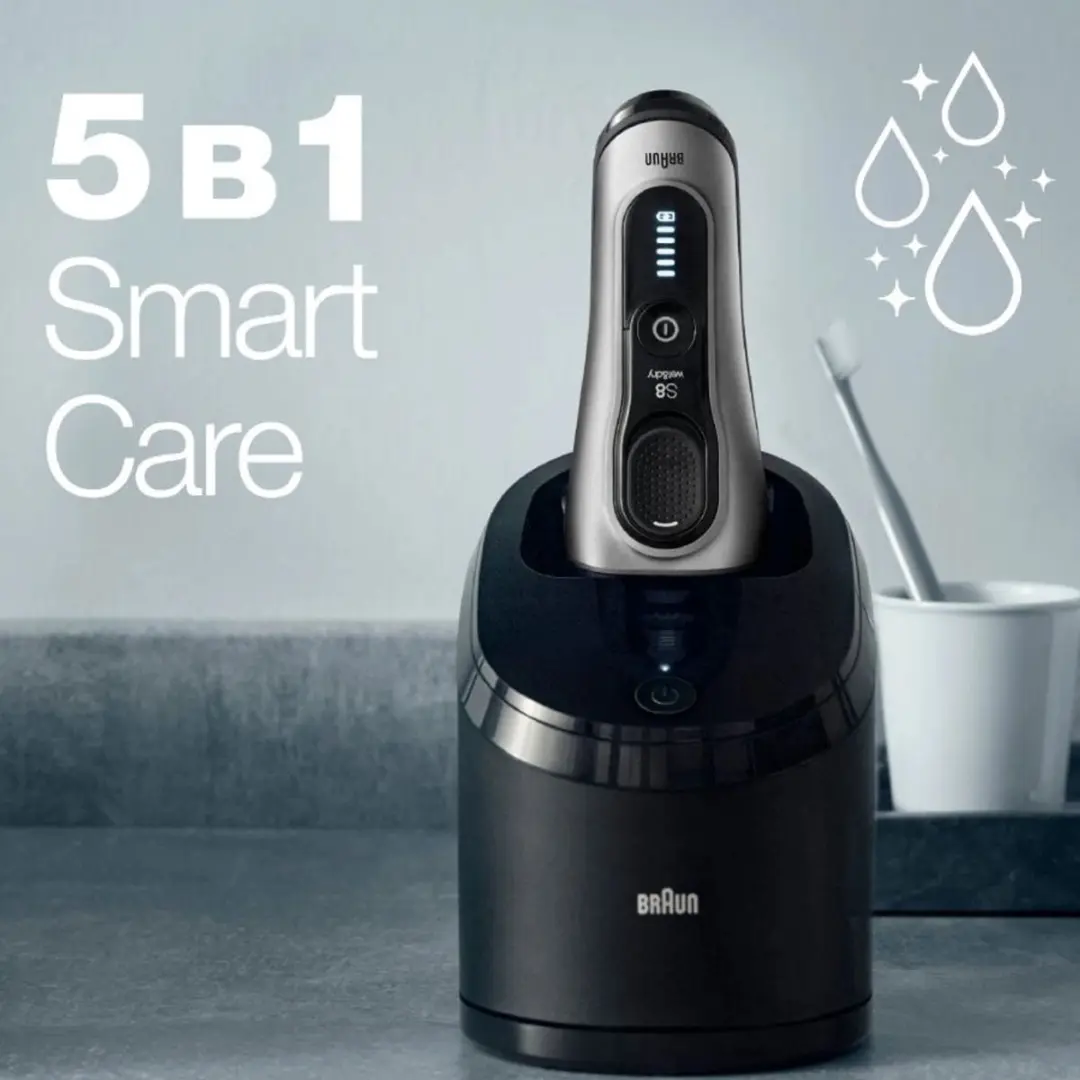 Braun Series 8 8467cc Scheerapparaat - Zwart/Zilver