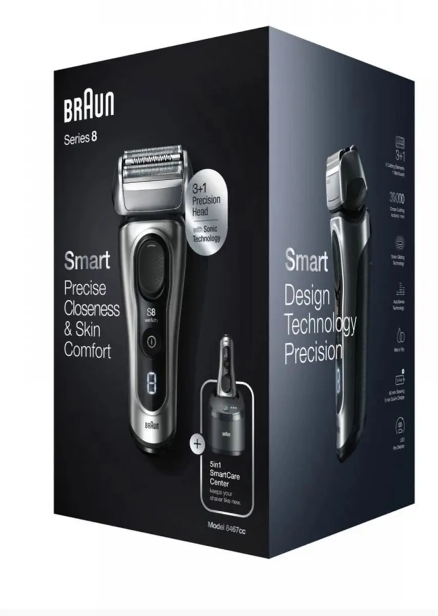 Braun Series 8 8467cc Scheerapparaat - Zwart/Zilver - afbeelding 6 van 6