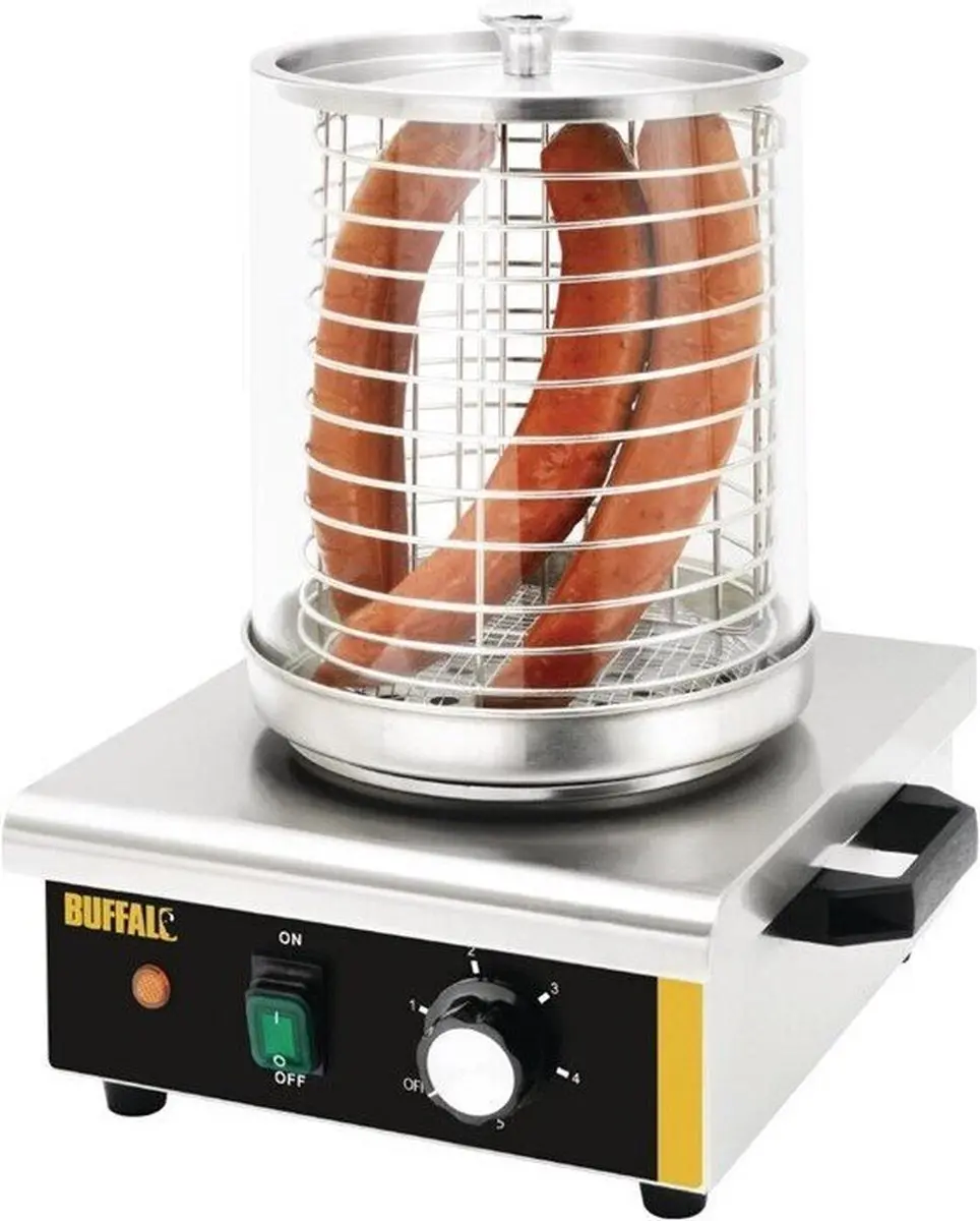 Buffalo DA564 Hotdogwarmer - 450W - Grijs