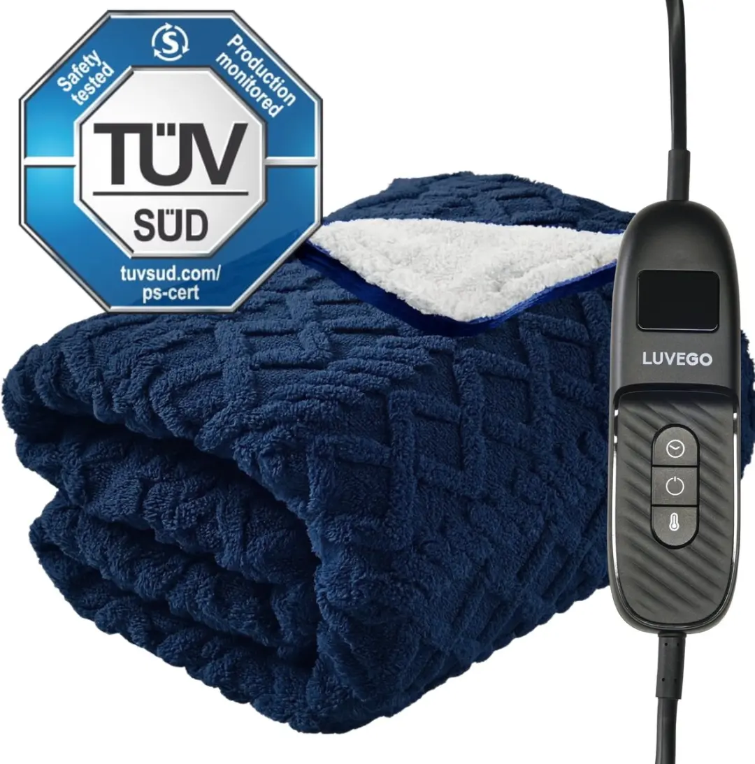 Luvevo Elektrische Deken 160W 180x130cm