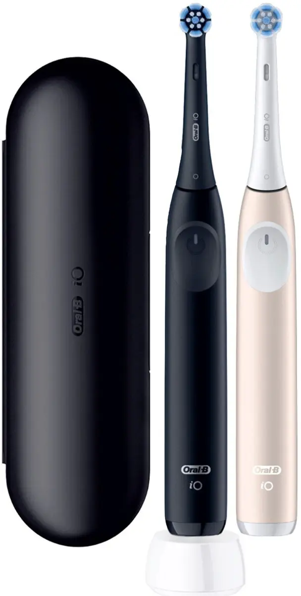 Oral-B iO Series 2 Duo Elektrische Tandenborstel - 2 Stuks - 3 Poetsstanden