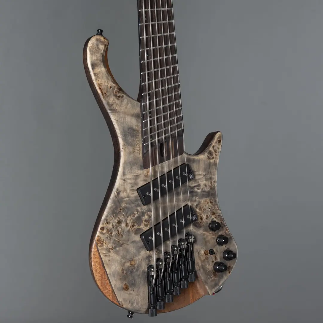 Ibanez EHB1506MS Elektrische Basgitaar - 6 Snaren - Black Ice Flat