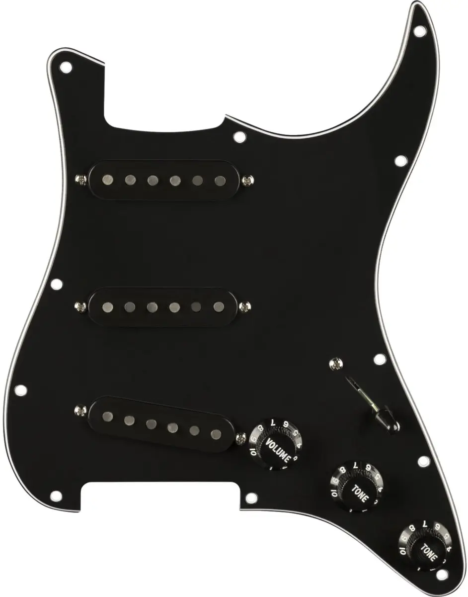 Fender '59 Strat Pre-Wired Pickguard - Black