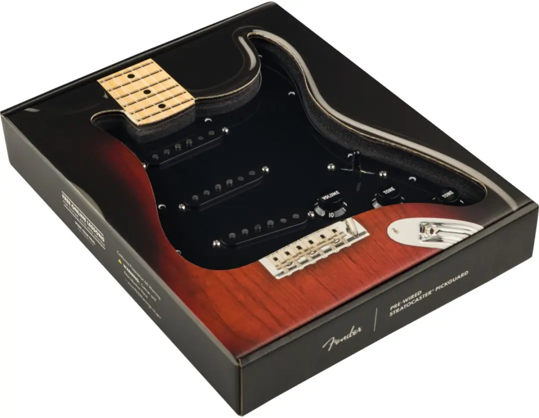 Fender '59 Strat Pre-Wired Pickguard - Black