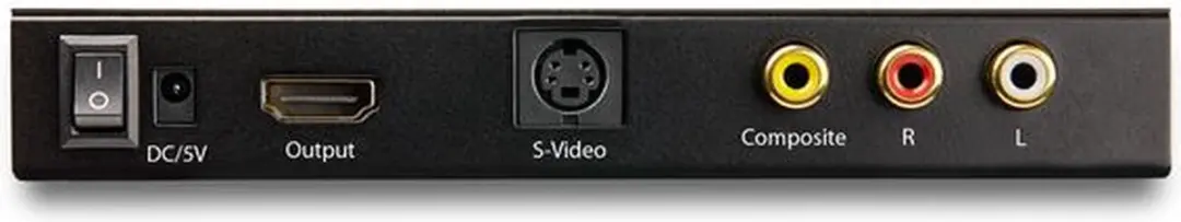 Startech VID2HDCON2 S-Video/Composiet naar HDMI Converter - Zwart