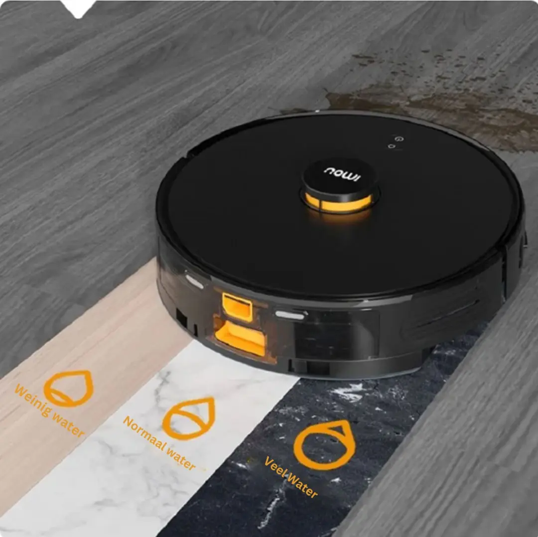 Imou Robotstofzuiger met automatische leegfunctie 2700Pa - 2.5L - Zwart