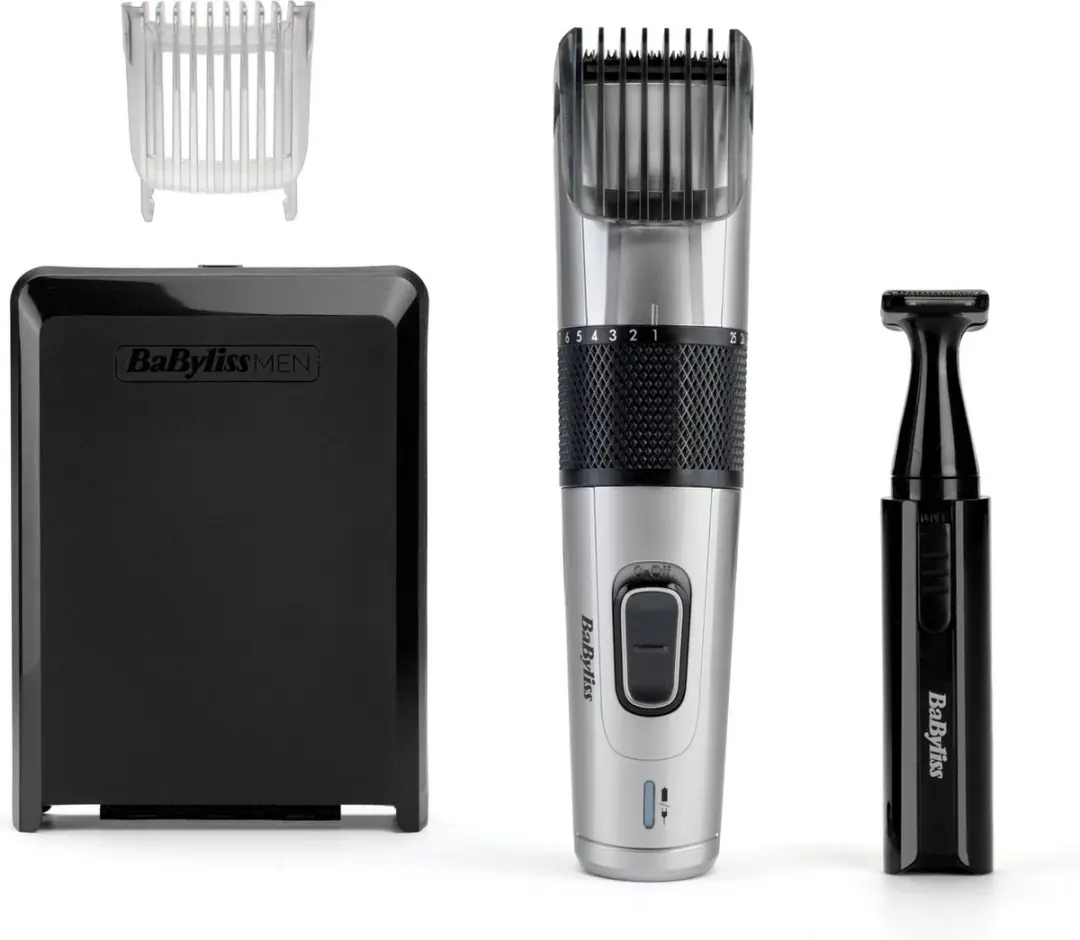 Babyliss Carbon Steel Tondeuse E977E - 1-25mm - Zilver