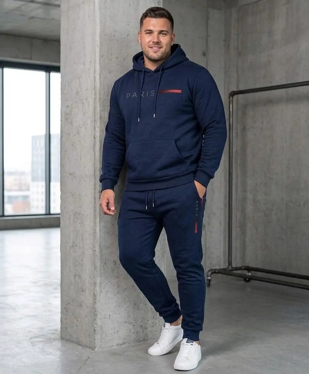 NUVEX Heren Sportpak Donkerblauw - XL