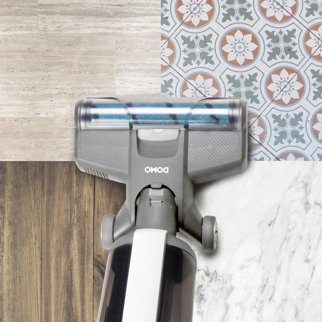 Domo DO236SW Vloerreiniger Dual Floor Clean Expert 21,6V - Wit/Grijs/Blauw - afbeelding 6 van 6