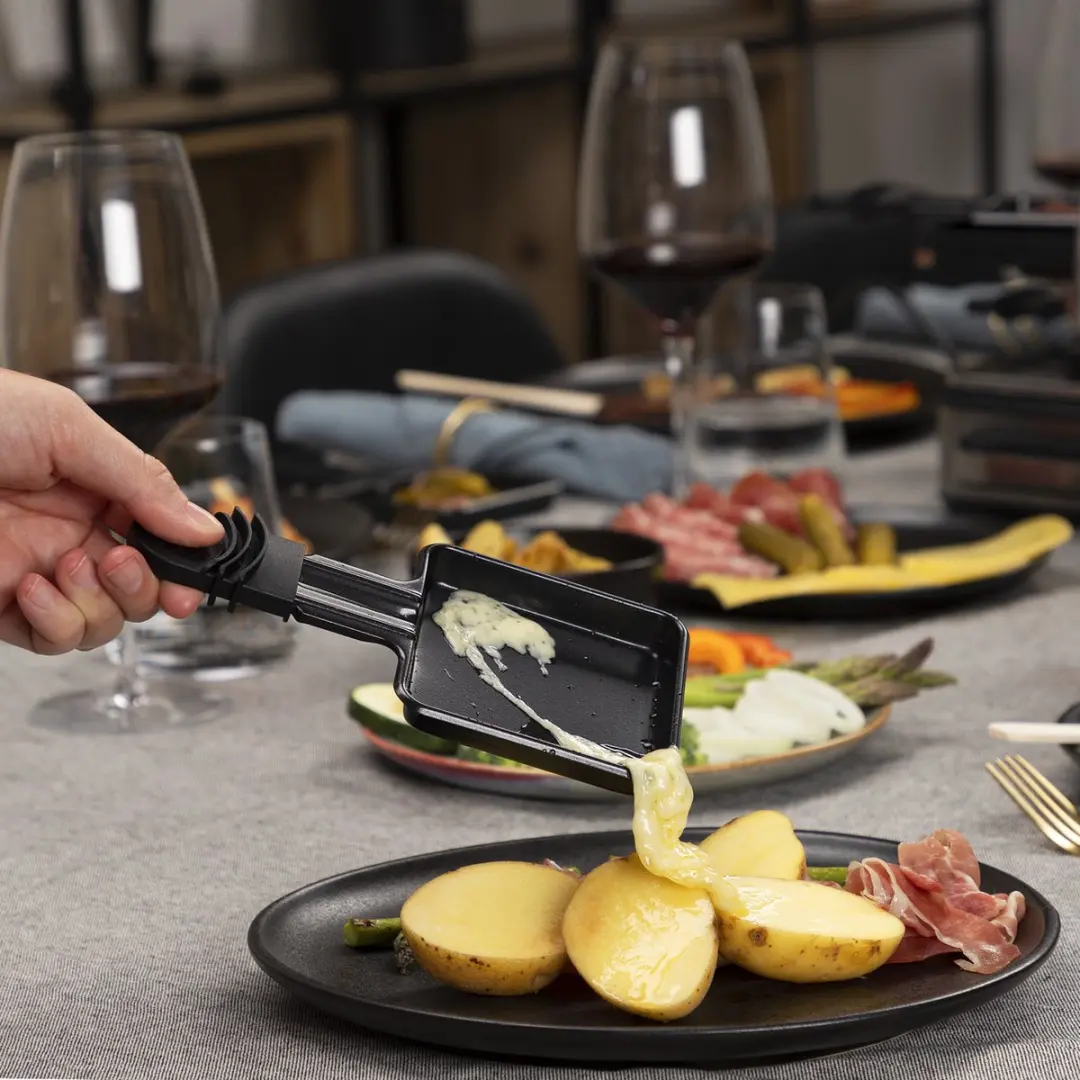 Princess Gourmetstel 162635 Raclette 8 Personen - 1400W - Metaal - afbeelding 6 van 6