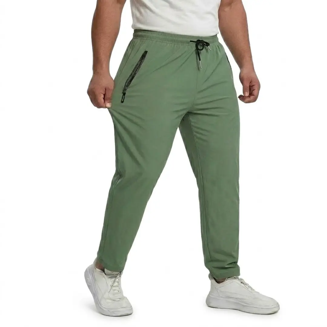NUVEX Olijfgroene Heren Fitnessbroek XL