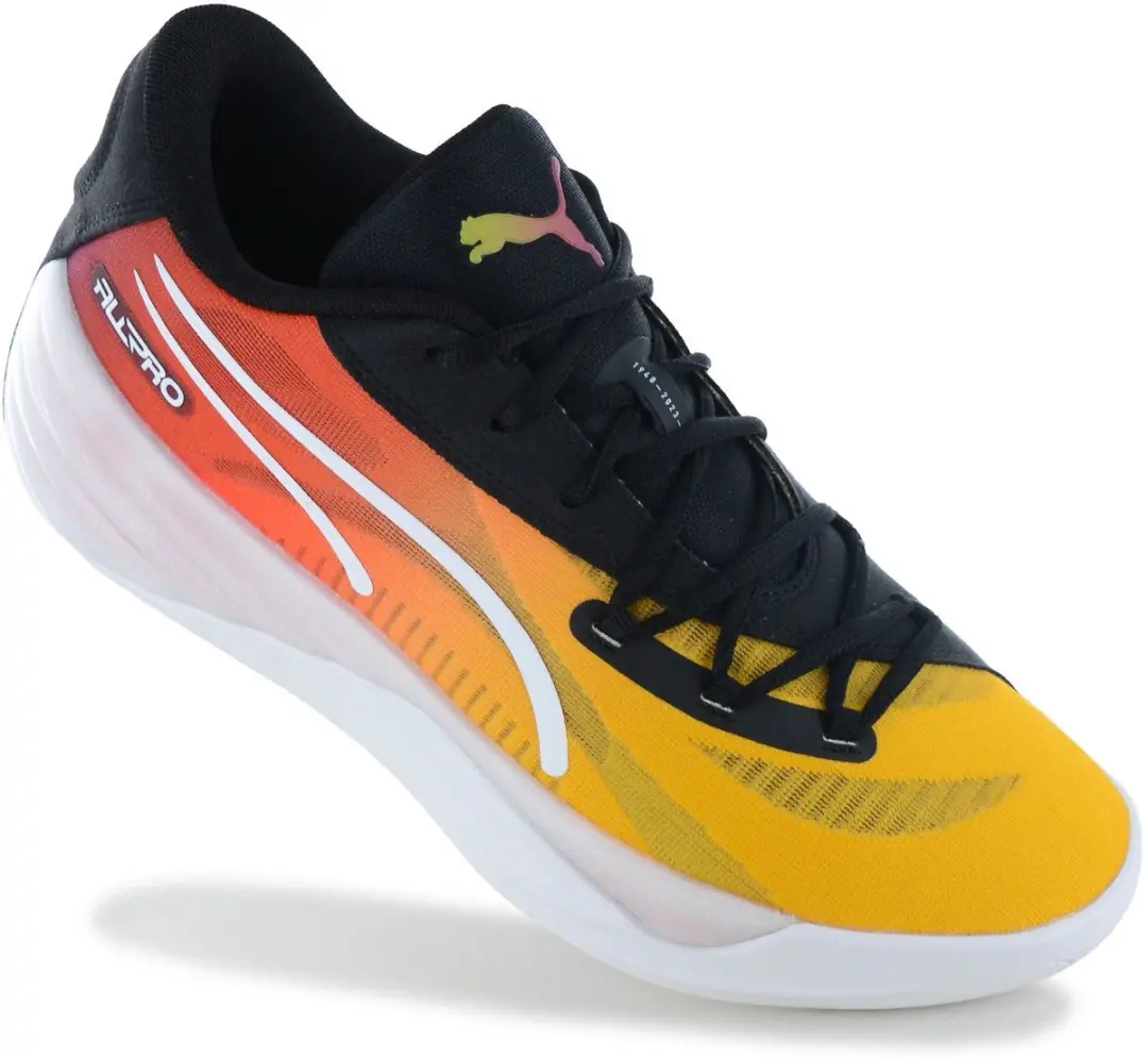 PUMA All-Pro NITRO Showtime Heren Basketbalschoenen - Geel - EU 42.5 - afbeelding 6 van 6