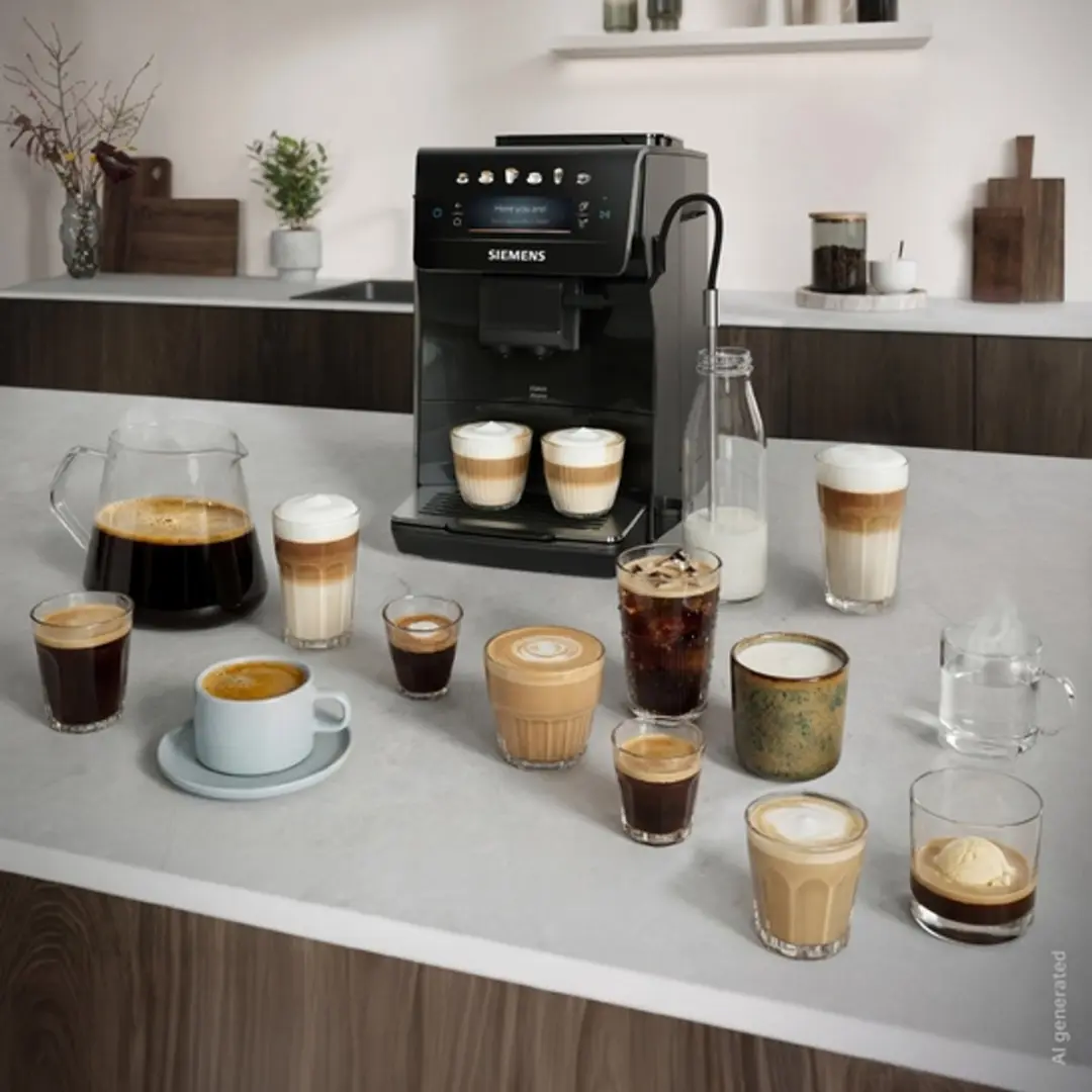 Siemens EQ900 TP601E09 Espresso Volautomaat - Piano-zwart