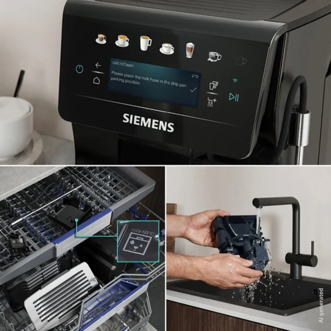 Siemens EQ900 TP601E09 Espresso Volautomaat - Piano-zwart