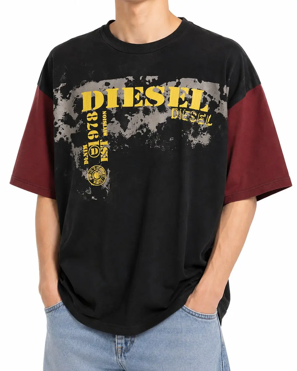 Diesel T-boxt-q4 Heren T-shirt