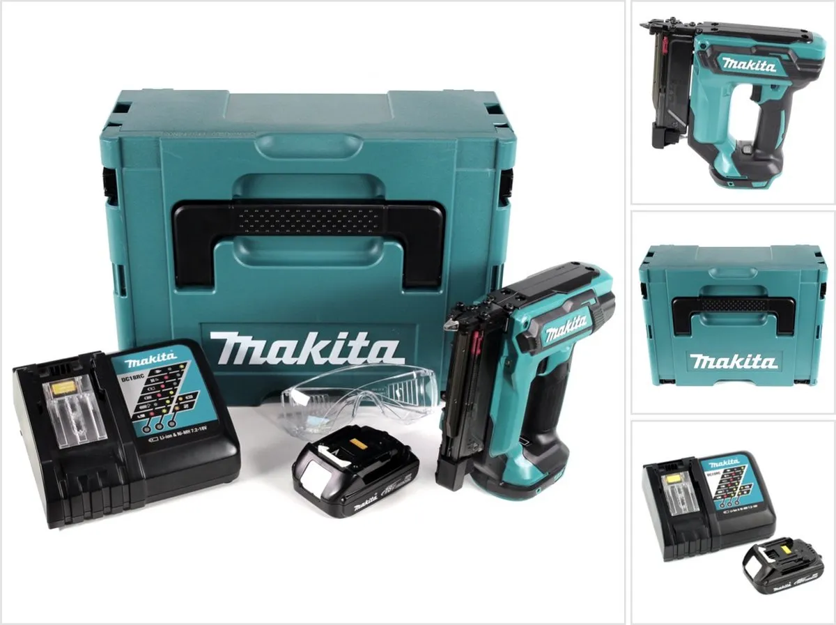 Makita DPT353RY1J Accu-spijkermachine 18V - 15-35mm + 1x accu 1,5Ah + oplader - afbeelding 6 van 6