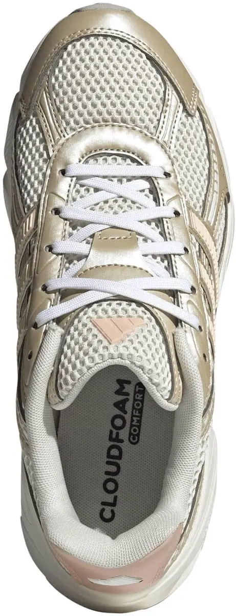 Adidas Technochaos 2000 Hardloopschoenen Dames - 39 1/3 - Wit/Goud/Rosa