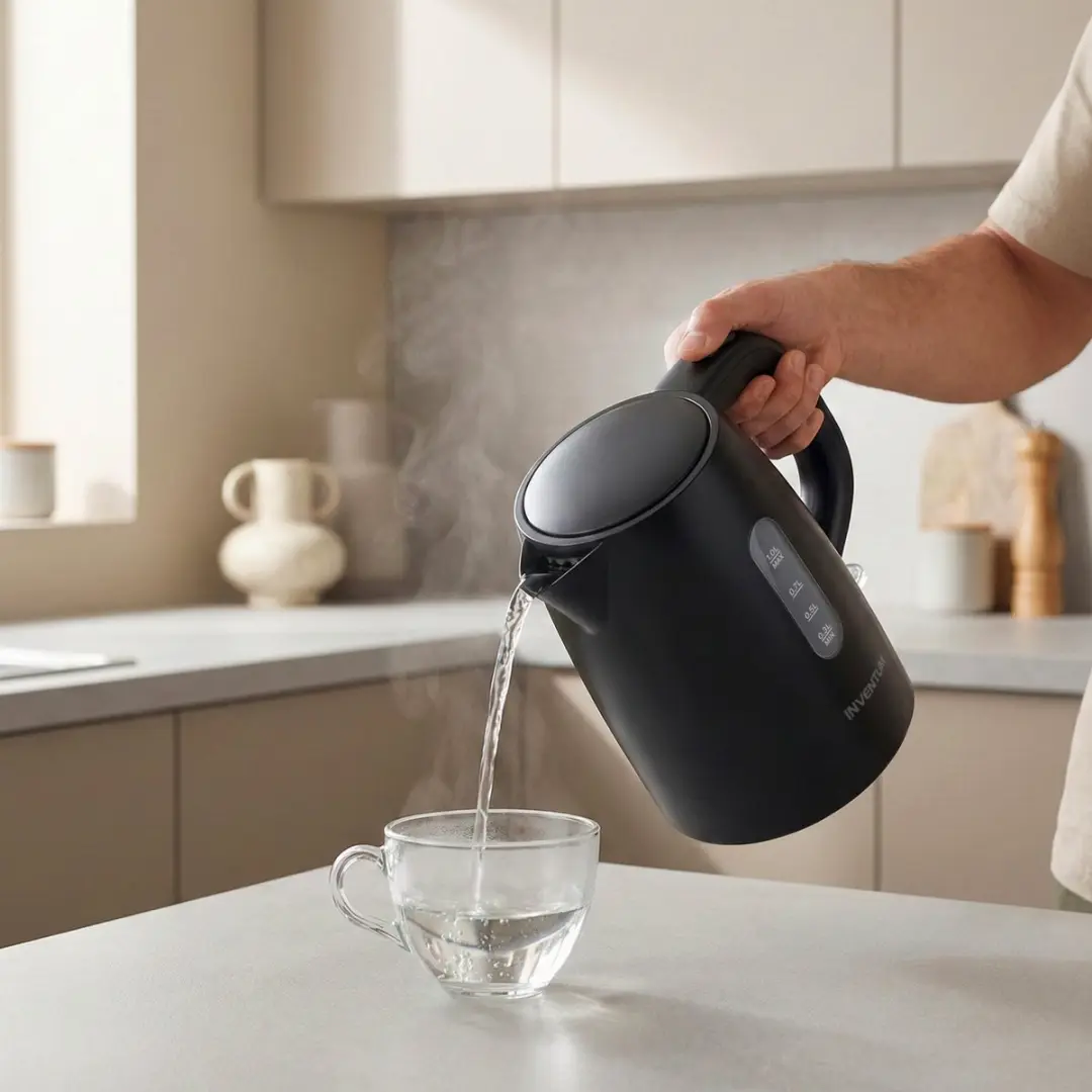 Inventum HW110B Waterkoker 1L - 2200W - Zwart