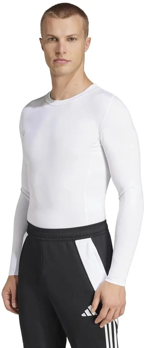 Adidas Techfit T-shirt Lange Mouwen L - Wit
