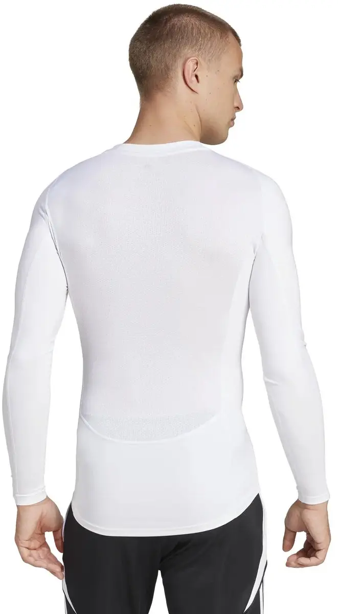 Adidas Techfit T-shirt Lange Mouwen L - Wit