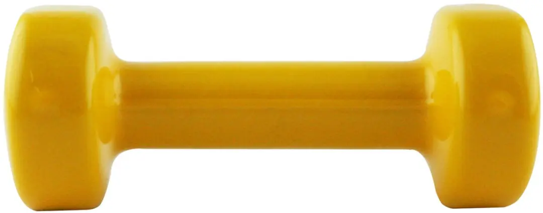 HMS Gietijzeren Dumbbell 1 kg - Geel