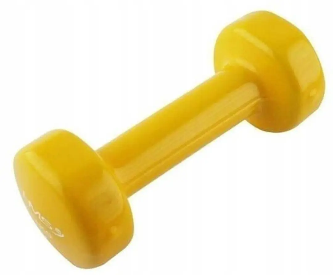 HMS Gietijzeren Dumbbell 1 kg - Geel