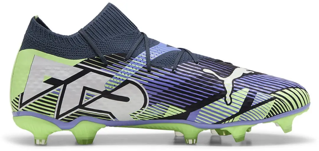 PUMA Future 7 Pro FG Voetbalschoenen 46 - Gray Skies/White/Fizzy Apple