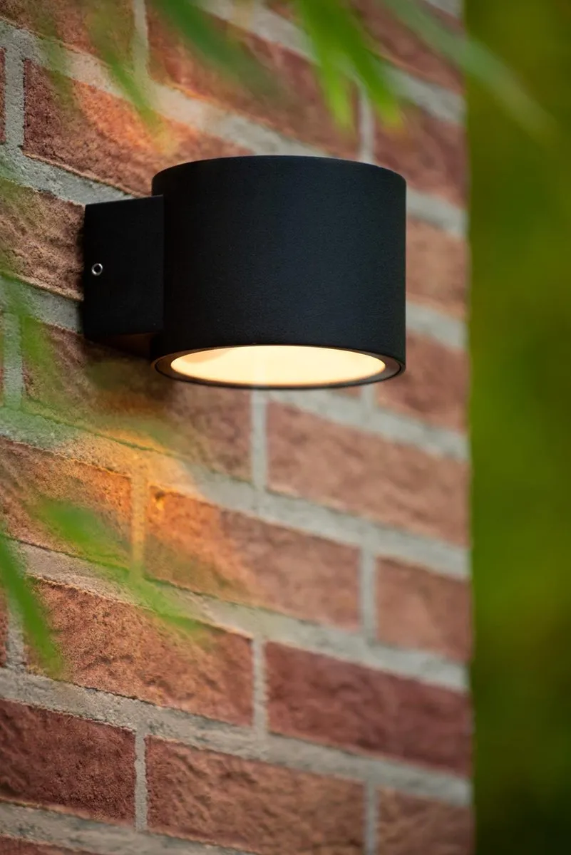 Lucide Oxford Wandlamp 1xG9 - IP54 - Zwart