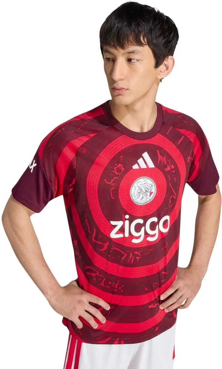 adidas Ajax Pre Match Voetbalshirt 26/27 - Maat L - Rood