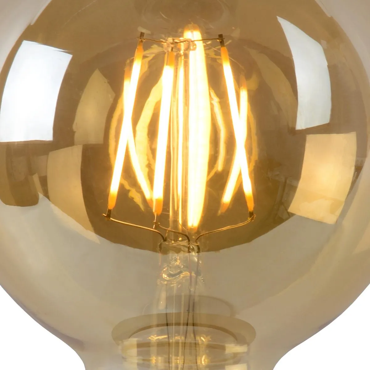 Lucide G95 LED Filamentlamp E27 5W 2700K - Amber