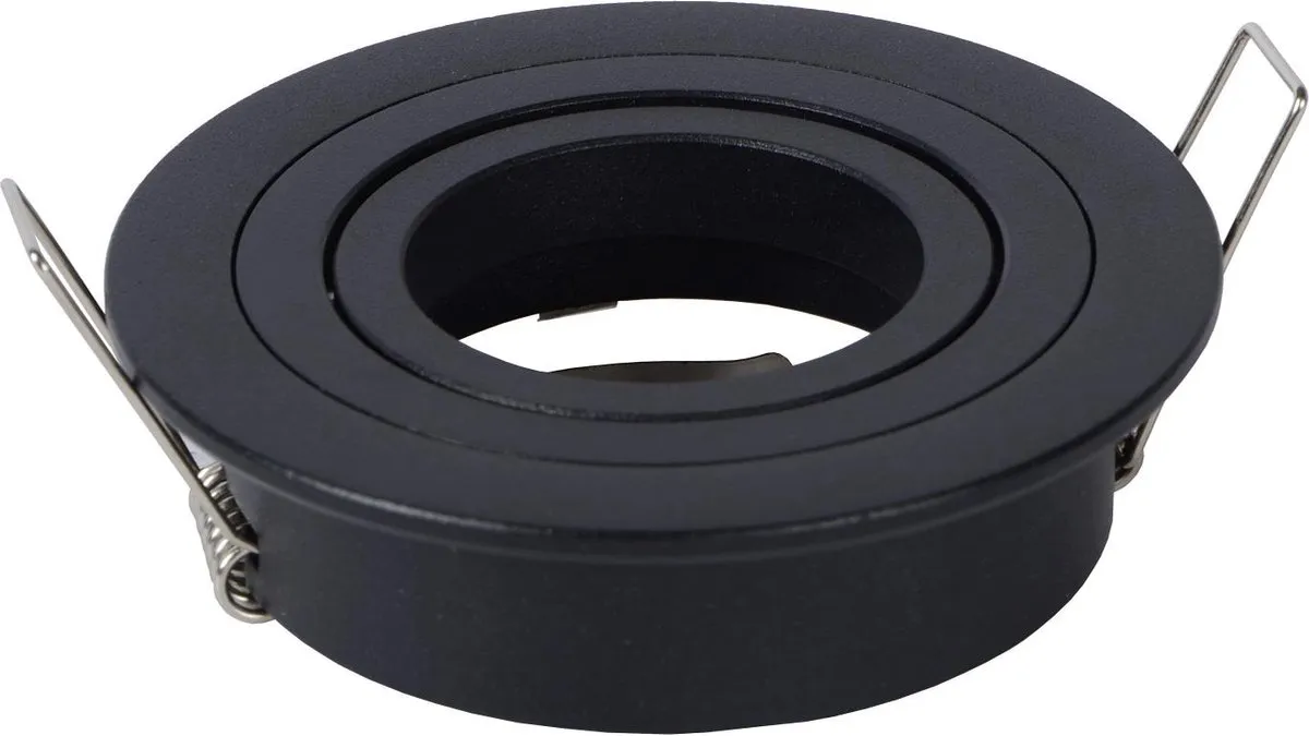 Lucide TUBE Inbouwspot Ø9,2cm GU10 - Zwart