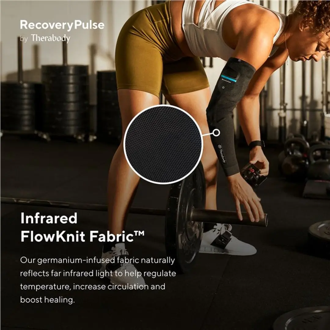 Therabody RecoveryPulse Arm Sleeve XL - Zwart