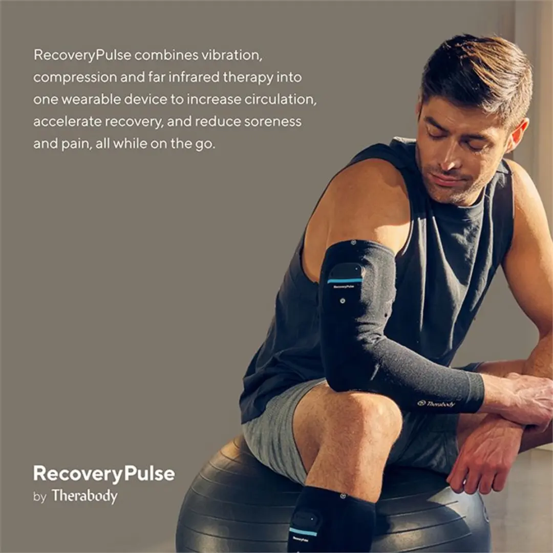 Therabody RecoveryPulse Arm Sleeve M - Zwart